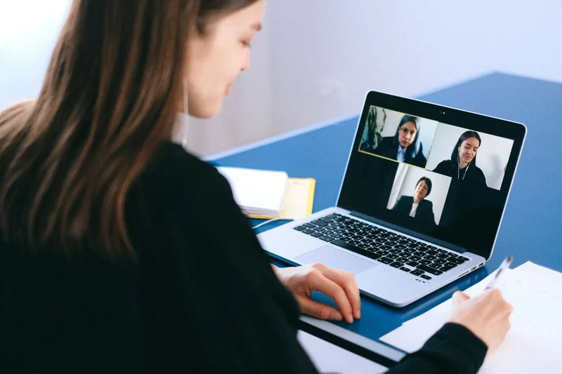 Video call interview between an ecommerce seller and a virtual assistant candidate